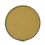 Assiette plate 28cm Caractere curcuma